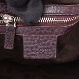 Gucci GG Monogram Heavy Bamboo Handbag