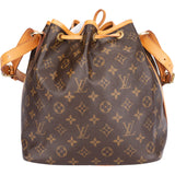 Louis Vuitton Canvas Monogram Sac Noe Petit Shoulder Bag