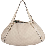 Gucci GG Leather Monogram Abbey Handbag