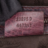 Gucci GG Monogram Heavy Bamboo Handbag