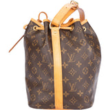 Louis Vuitton Canvas Monogram Sac Noe Petit Shoulder Bag