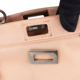 Fendi Pink Leather Flower Peekaboo Handbag - vintageandkickz