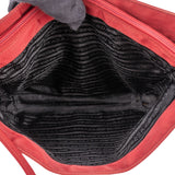 Prada Red Nylon Triangle Handbag