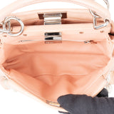 Fendi Pink Leather Flower Peekaboo Handbag - vintageandkickz