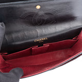 Chanel Quilted Lambskin 24K Gold Double Flap Shoulder Bag