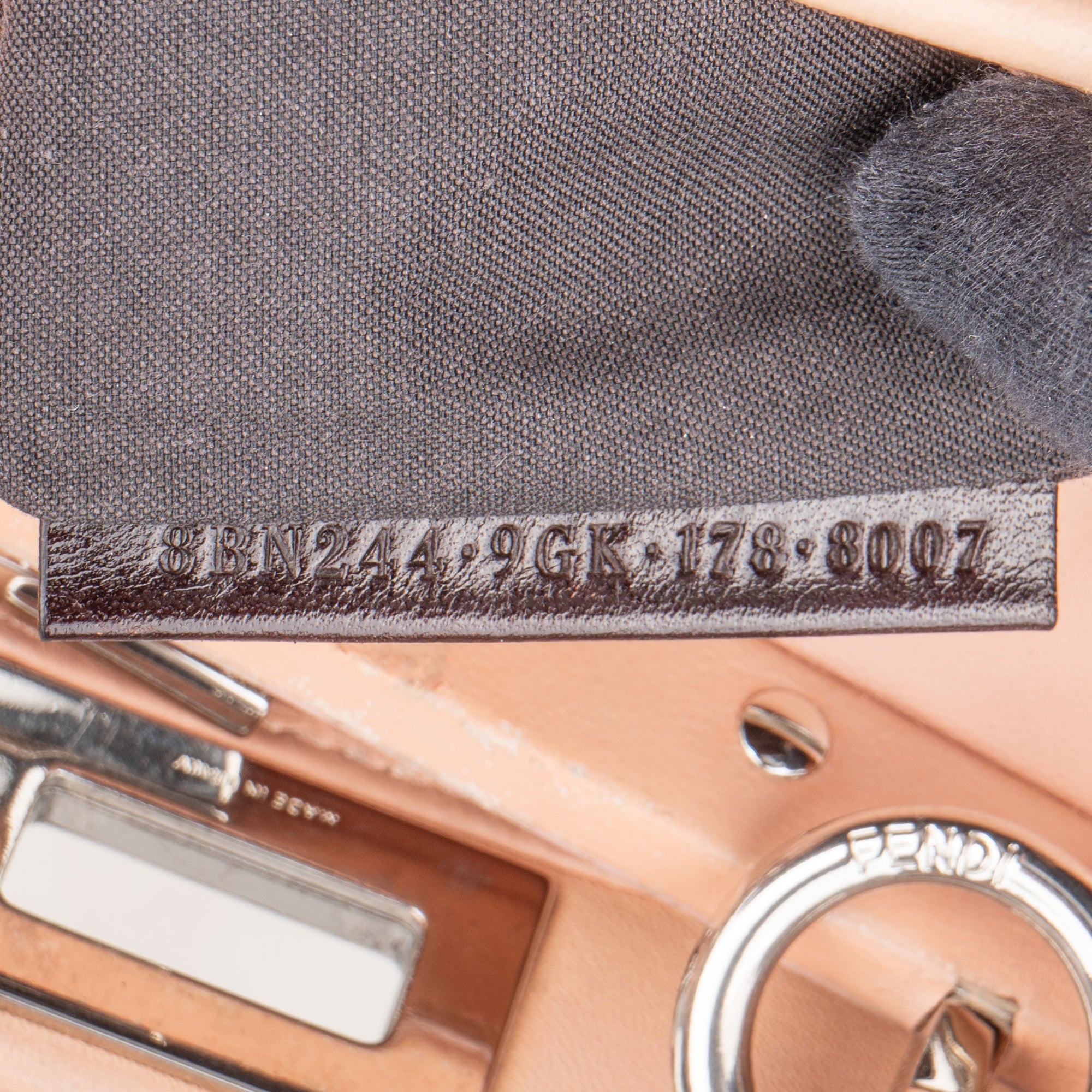 Fendi Pink Leather Flower Peekaboo Handbag - vintageandkickz