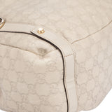 Gucci GG Leather Monogram Abbey Handbag