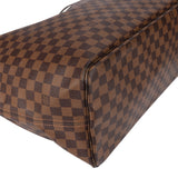 Louis Vuitton Damier Ebene Monogram Neverfull GM Shopper Handbag