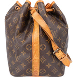 Louis Vuitton Canvas Monogram Sac Noe Petit Shoulder Bag