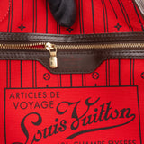 Louis Vuitton Damier Ebene Monogram Neverfull GM Shopper Handbag