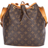 Louis Vuitton Canvas Monogram Sac Noe Petit Shoulder Bag