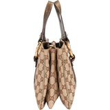 Gucci GG Monogram Golden Bamboo Handbag
