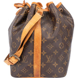 Louis Vuitton Canvas Monogram Sac Noe Petit Shoulder Bag