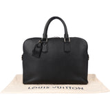 Louis Vuitton Noir Taurillon Armand Briefcase Handbag