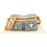 Louis Vuitton Denim Monogram Baggy PM Crossbody Bag