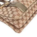 Gucci GG Monogram Golden Bamboo Handbag