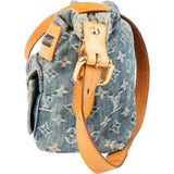 Louis Vuitton Denim Monogram Baggy PM Crossbody Bag