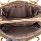 Gucci GG Monogram Golden Bamboo Handbag