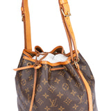 Louis Vuitton Canvas Monogram Sac Noe Petit Shoulder Bag