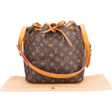 Louis Vuitton Canvas Monogram Sac Noe Petit Shoulder Bag