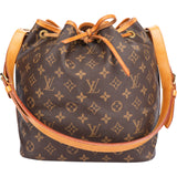 Louis Vuitton Canvas Monogram Sac Noe Petit Shoulder Bag