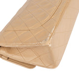 Chanel Quilted Lambskin 24K Gold Small Double Flap Crossbody Bag