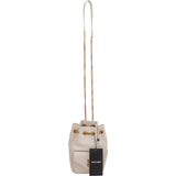 Saint Laurent Chevron Leather Joe Crossbody Bucket Bag