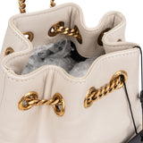 Saint Laurent Chevron Leather Joe Crossbody Bucket Bag
