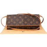 Louis Vuitton Canvas Monogram Twin Pochette Crossbody Bag