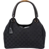 Gucci GG Monogram Wood Handle Handbag