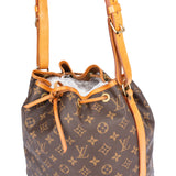 Louis Vuitton Canvas Monogram Sac Noe Petit Shoulder Bag