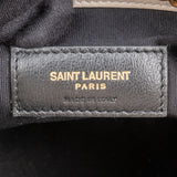 Saint Laurent Chevron Leather Joe Crossbody Bucket Bag