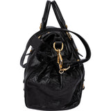 Miu Miu Black Leather City Handbag