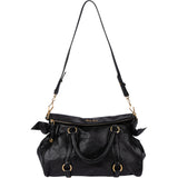 Miu Miu Black Leather City Handbag
