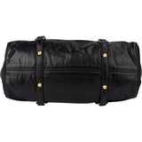 Miu Miu Black Leather City Handbag