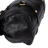 Miu Miu Black Leather City Handbag