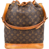 Louis Vuitton Canvas Monogram Sac Noe Grande Shoulder Bag