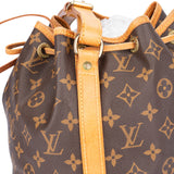 Louis Vuitton Canvas Monogram Sac Noe Petit Shoulder Bag