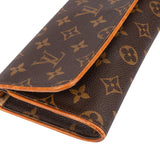 Louis Vuitton Canvas Monogram Twin Pochette Crossbody Bag