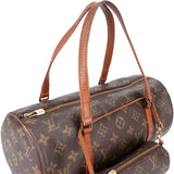 Louis Vuitton Canvas Monogram Papillon Handbag Set