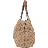 Gucci GG Monogram Bamboo Handbag