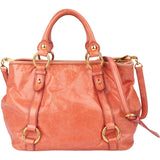 Miu Miu Leather City Handbag