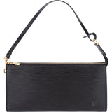 Louis Vuitton Noir Epi Leather Pochette Accessoire Handabg