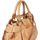 Miu Miu Leather City Handbag