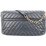 Chanel Quilted Chevron Single Flap Shoulder Bag