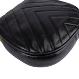 Chanel Quilted Chevron Lambskin Single Flap Crossbody Bag