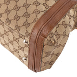 Gucci GG Monogram Braided Leather Handbag