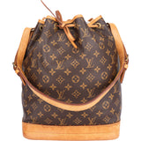 Louis Vuitton Canvas Monogram Sac Noe Grande Shoulder Bag