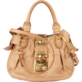 Miu Miu Leather City Handbag