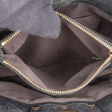 Fendi Pebbled Leather Buckle Handbag